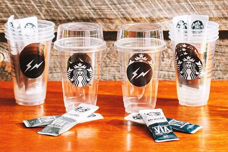 스타벅스 x 프라그먼트 디자인, 번개 로고 새긴 일회용 컵 출시