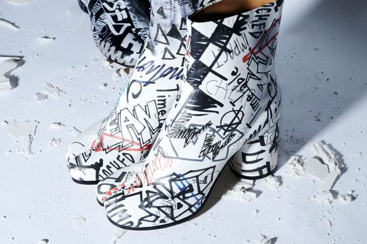 그래피티에서 영감을 받은 메종 마르지엘라 캡슐 컬렉션