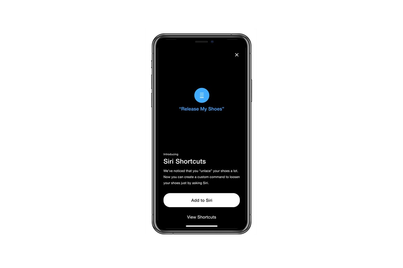 나이키 자동 끈 조임 스마트 스니커 어댑트 허라취 출시, 스마트폰 앱 연동, LED