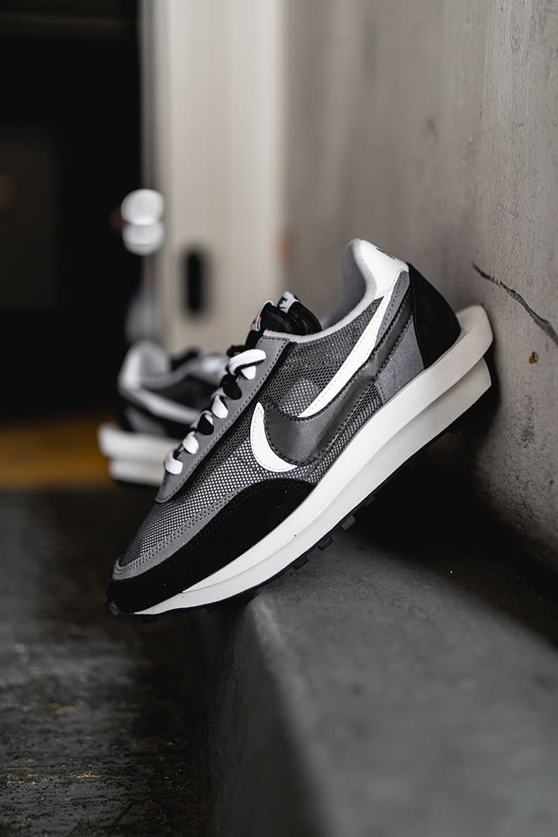 사카이 x 나이키 LD 와플 '블랙' 실물 이미지 및 발매 정보, 아베 치토세