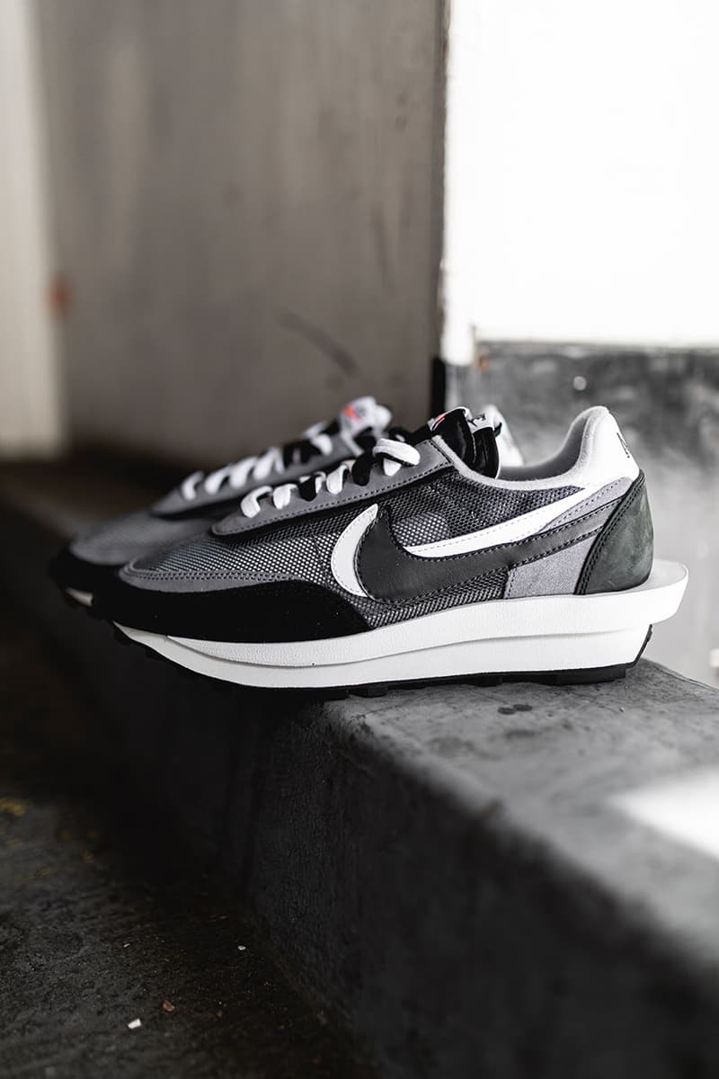 사카이 x 나이키 LD 와플 '블랙' 실물 이미지 및 발매 정보, 아베 치토세