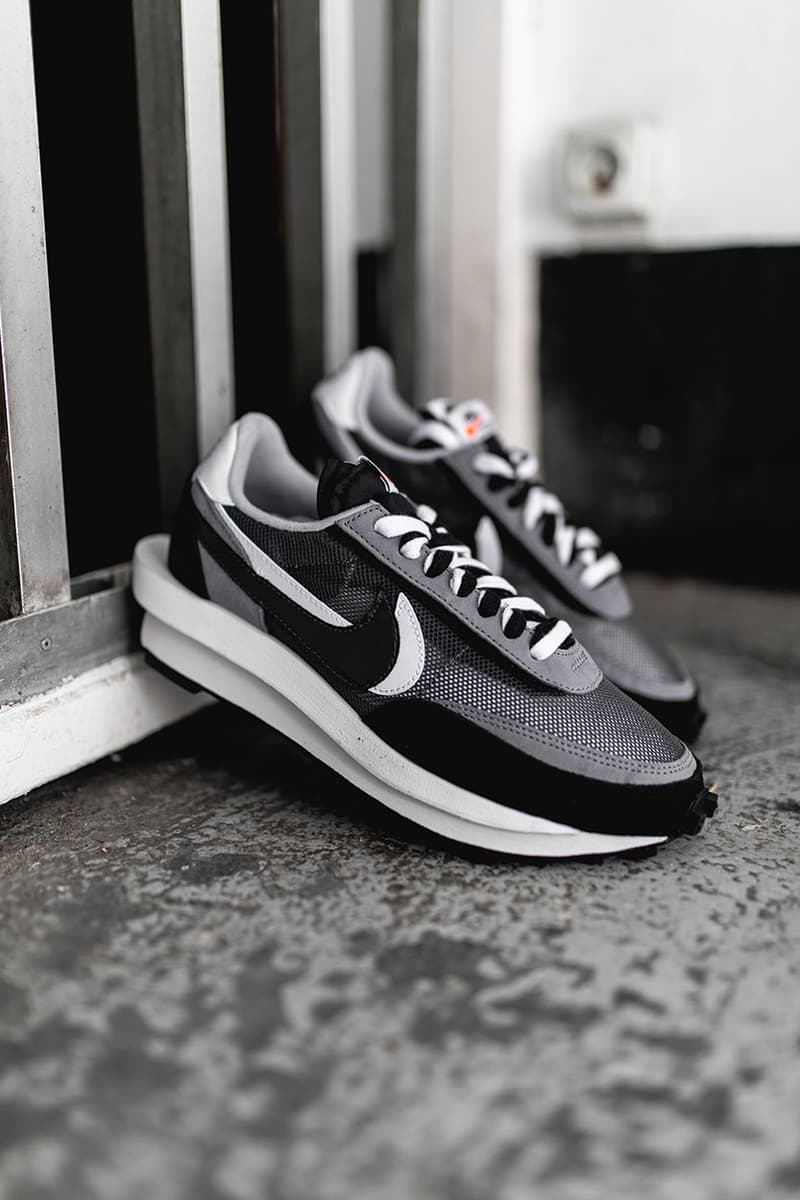 사카이 x 나이키 LD 와플 '블랙' 실물 이미지 및 발매 정보, 아베 치토세