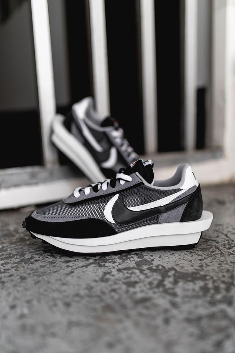 사카이 x 나이키 LD 와플 '블랙' 실물 이미지 및 발매 정보, 아베 치토세