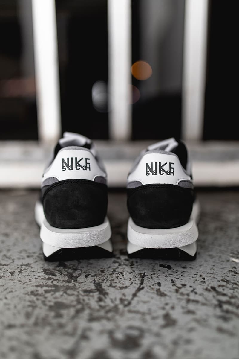 사카이 x 나이키 LD 와플 '블랙' 실물 이미지 및 발매 정보, 아베 치토세