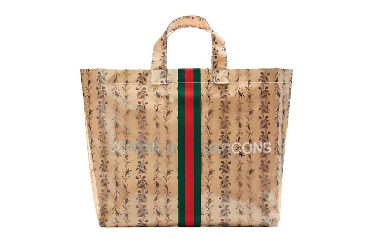 구찌와 꼼 데 가르송의 두 번째 협업 토트백, 가격 & 발매일