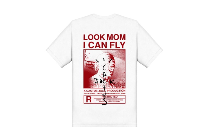 트래비스 스콧 'LOOK MOM I CAN FLY' 머천다이즈 발매, 넷플릭스, 다큐, 티셔츠, 후디