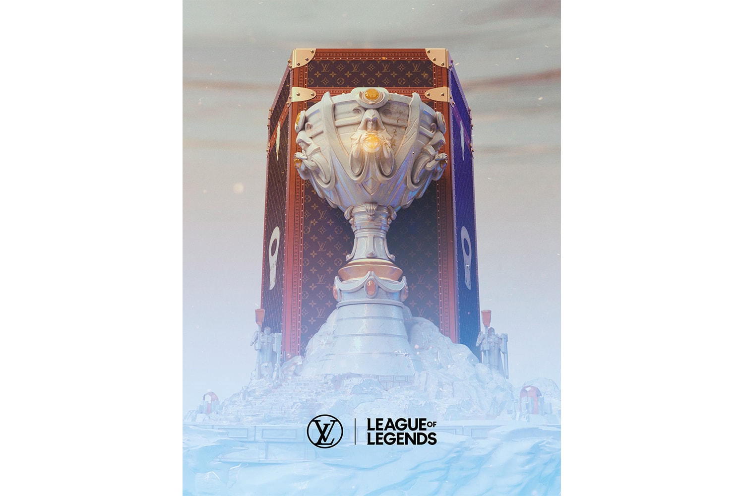 루이 비통이 2019 롤드컵 공식 파트너로 나섰다, 트로피 및 스킨 디자인 