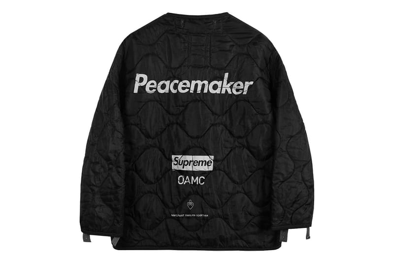슈프림과 OAMC가 자선사업을 위해 만든 밀리터리 라이너