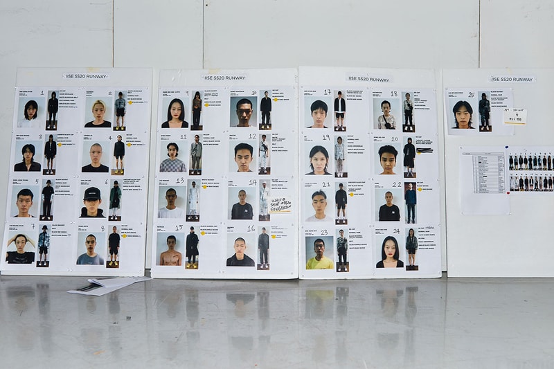 이세 IISE 서울 패션위크 2020 SS 컬렉션 백스테이지 