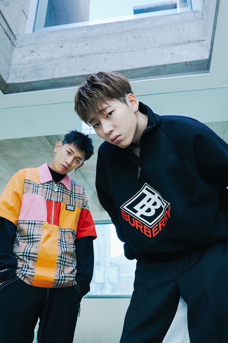 버버리의 새로운 스니커즈 ‘아서’, 지코와 크러쉬를 만나다
