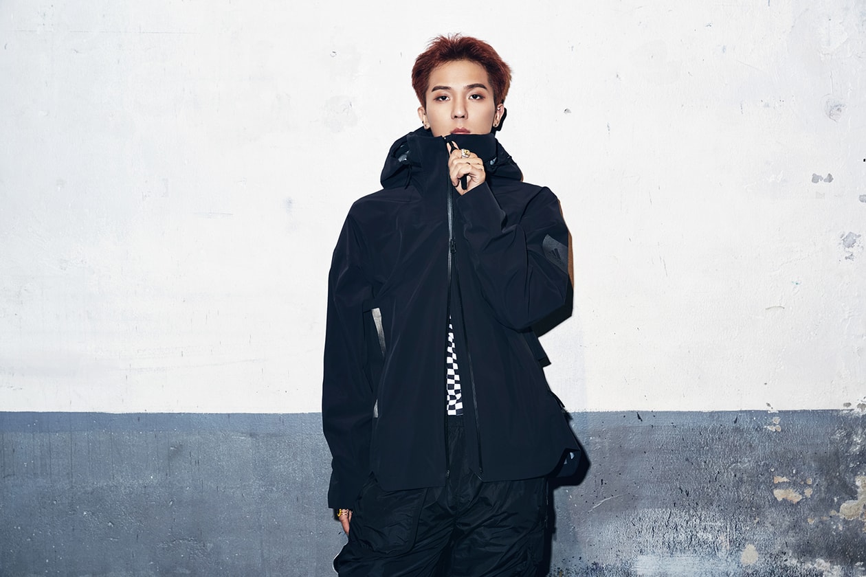 CL과 MINO, 아디다스 마이쉘터 레인 재킷과 테렉스 프리 하이커 GTX 화보