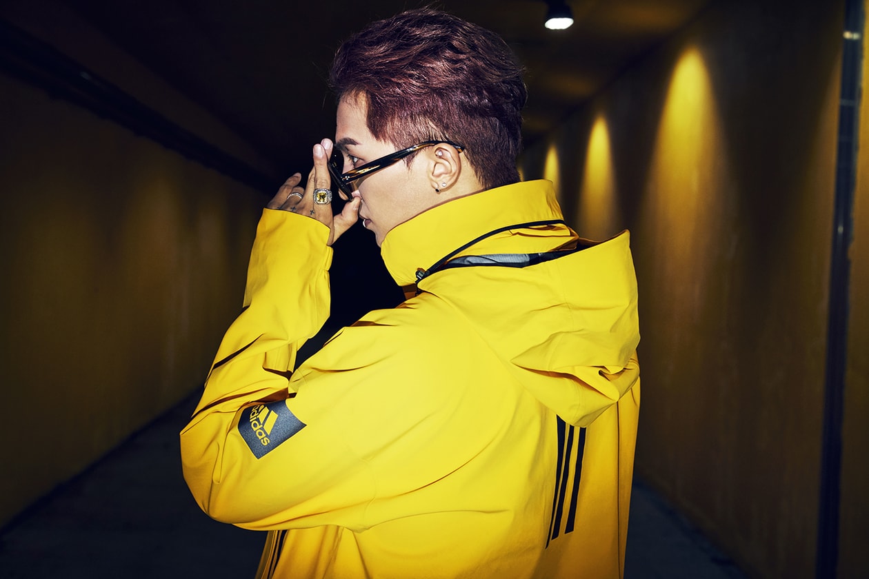 CL과 MINO, 아디다스 마이쉘터 레인 재킷과 테렉스 프리 하이커 GTX 화보