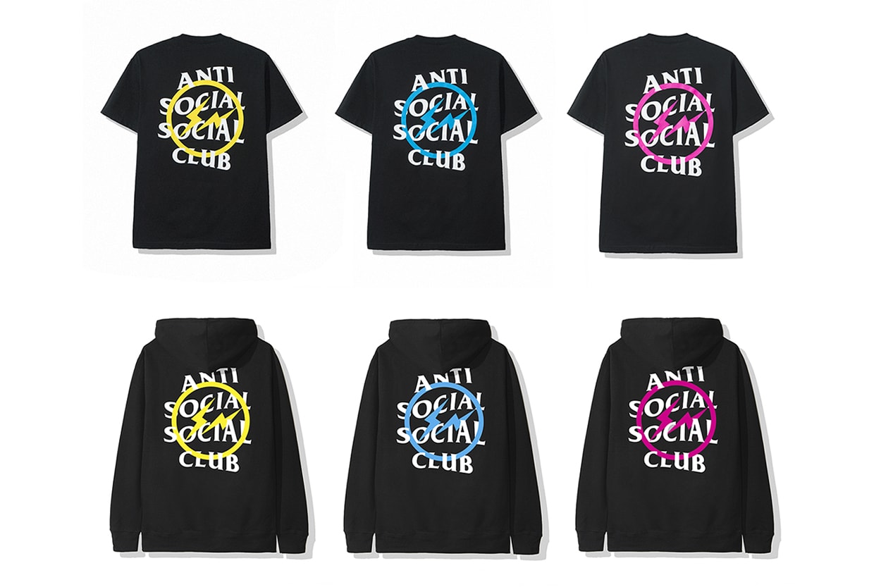 안티 소셜 소셜 클럽 x 프라그먼트 디자인, 티셔츠 및 후디 컬렉션 출시