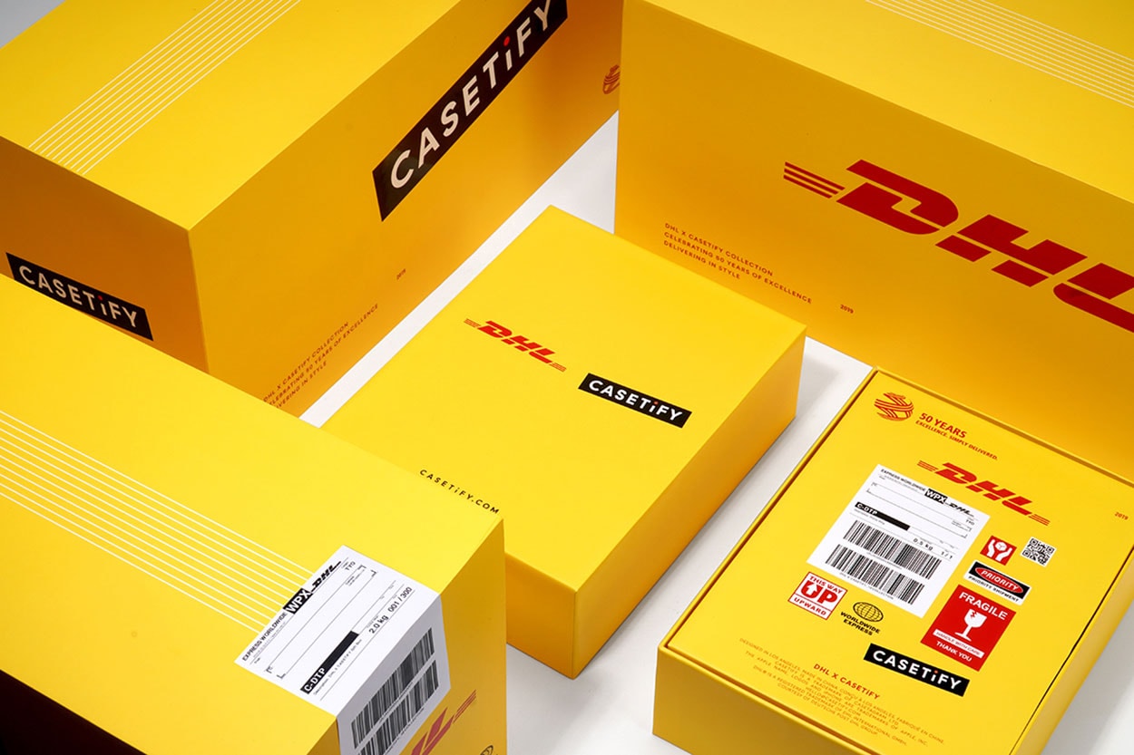 케이스티파이 x DHL 50주년 기념 특별 에디션 발매, 아이폰, 삼성 갤럭시, 에어팟 케이스