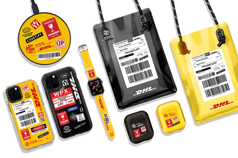 케이스티파이 x DHL 50주년 기념 특별 에디션 발매, 아이폰, 삼성 갤럭시, 에어팟 케이스