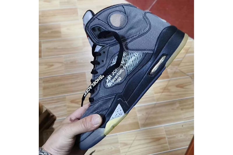 버질 아블로의 다음 나이키 협업은 에어 조던 5? 실물 이미지 유출
