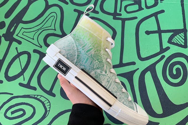 디올 2020 가을 남성 컬렉션 통해 공개된 숀 스투시 협업 'B23' 스니커 2종