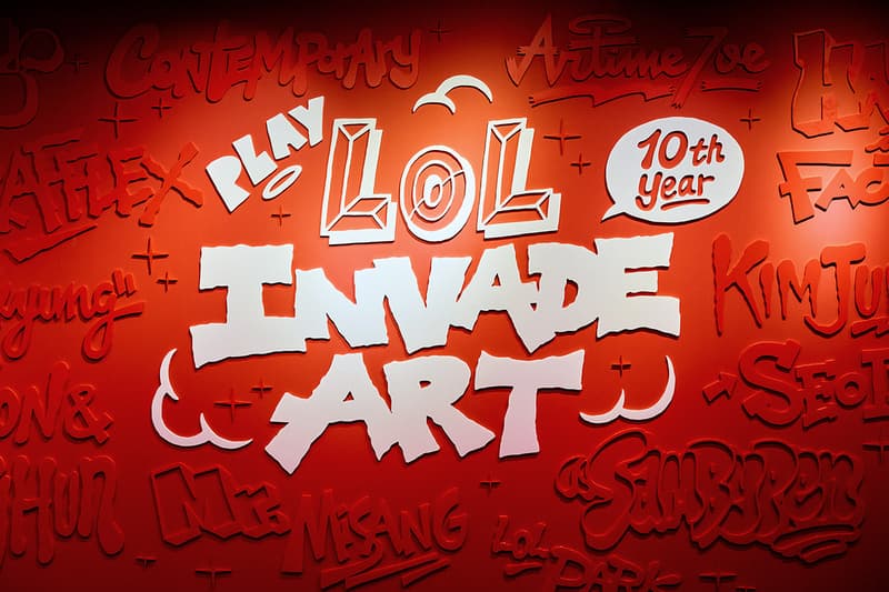 '리그 오브 레전드' 서비스 10주년 기념 롤파크 전시 'LoL INVADE ART', 샘바이펜, 그라플렉스, 김정윤