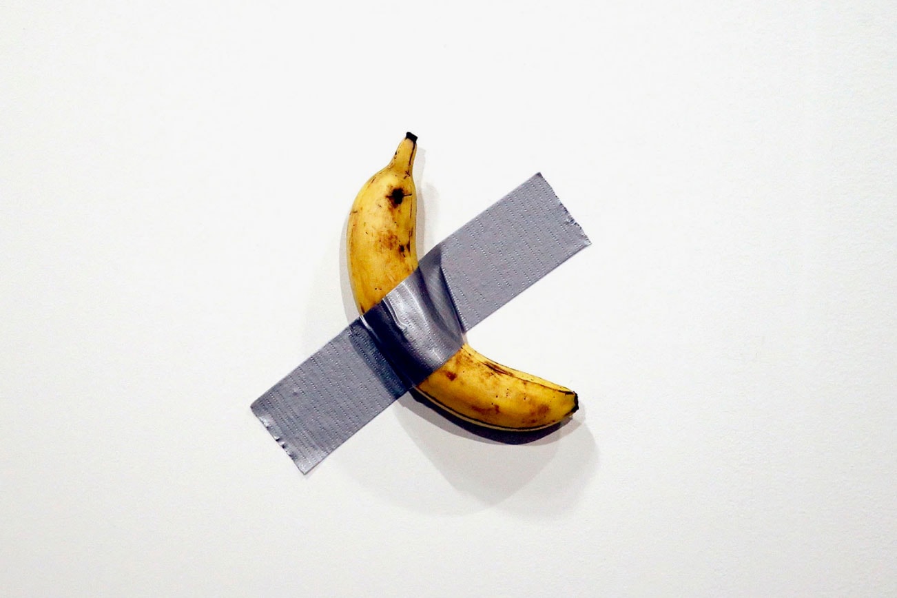 아트 바젤 마이애미, 1억4천만 원짜리 바나나 예술 작품 먹은 행위 예술가