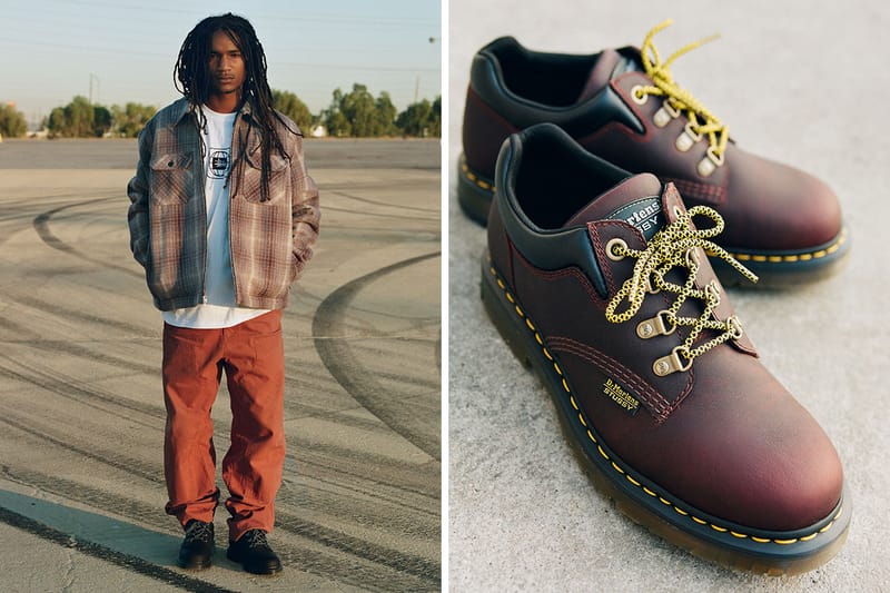 스투시 x 닥터 마틴의 방한용 러그 슈즈 8053 HY 발매 정보