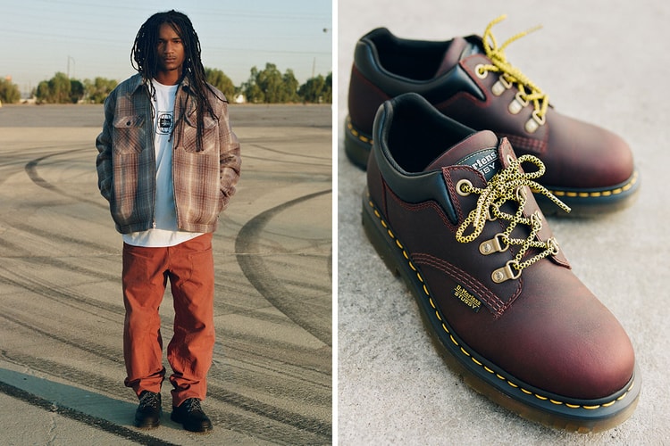 스투시 x 닥터 마틴의 방한용 러그 슈즈 8053 HY 발매 정보