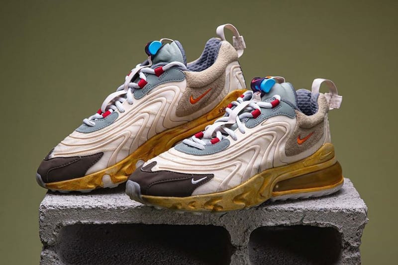 트래비스 스콧 x 나이키 에어 맥스 270 리액트의 상세 이미지 영상 공개