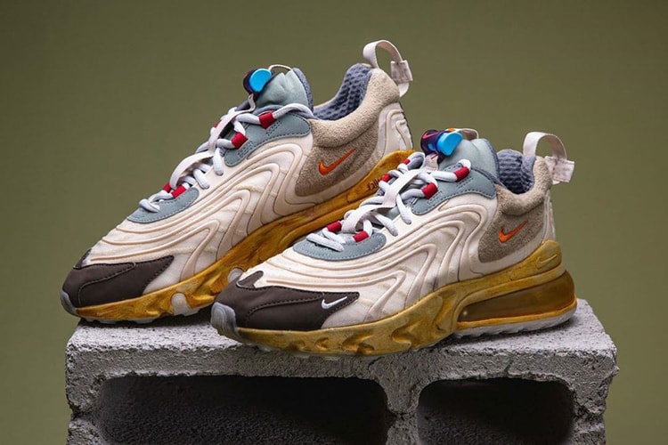트래비스 스콧 x 나이키 에어 맥스 270 리액트의 상세 이미지 영상 공개