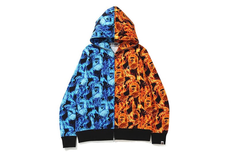 새 불꽃 패턴으로 점철된 베이프 2020 SS 컬렉션