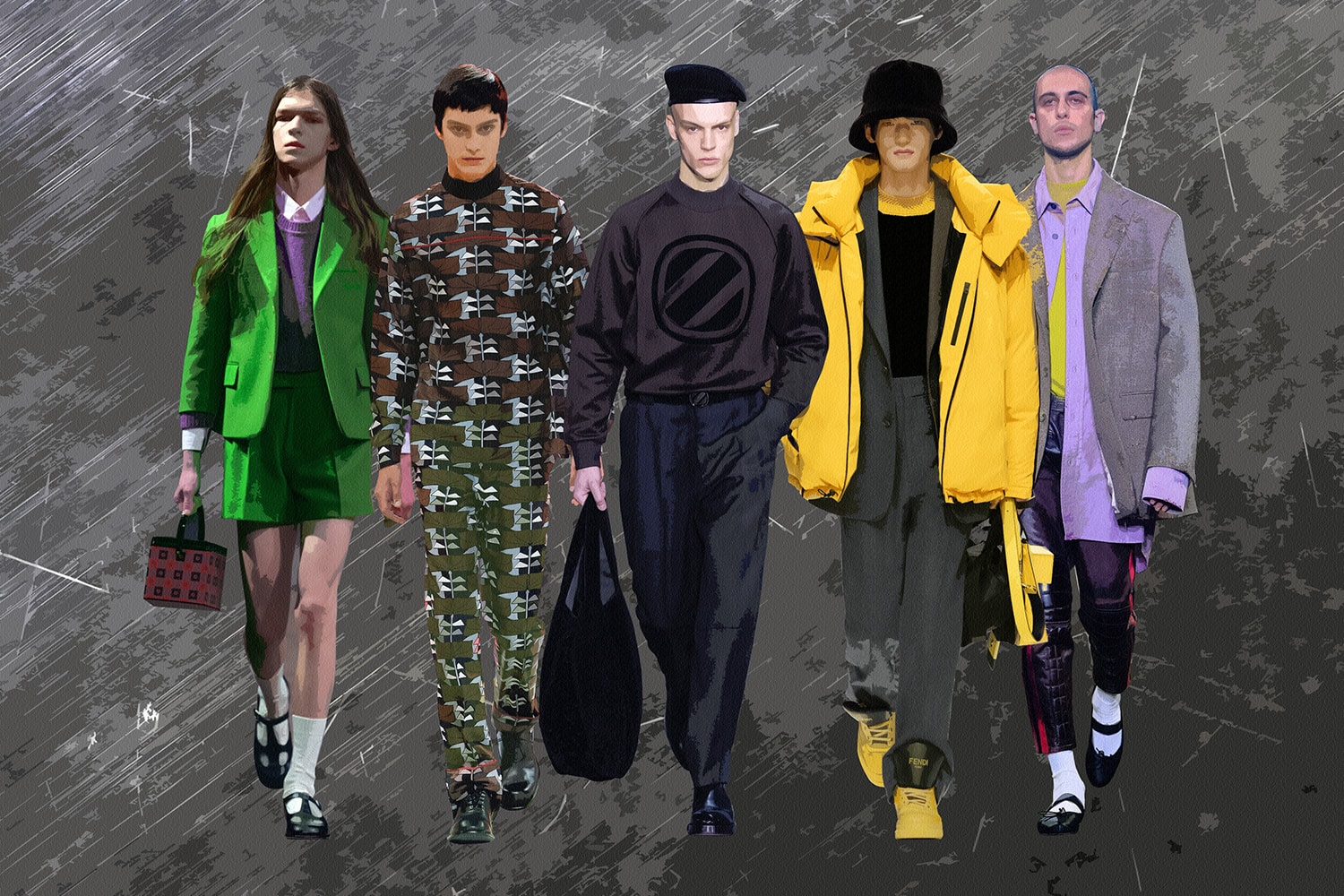2020 FW 밀라노 남성 패션위크 베스트 컬렉션: 프라다, 구찌, 펜디, 마르니, 알렉산더 맥퀸, 어 콜드 월, 에르메네질도 제냐