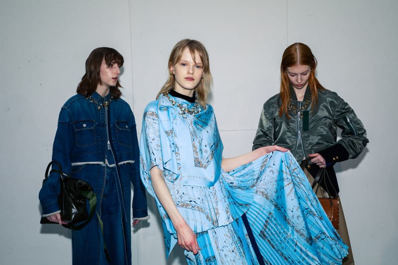 사카이 x 나이키 협업 페가수스 베이퍼와플 공개된, 2020 가을, 겨울 컬렉션 백스테이지, 파리 패션위크