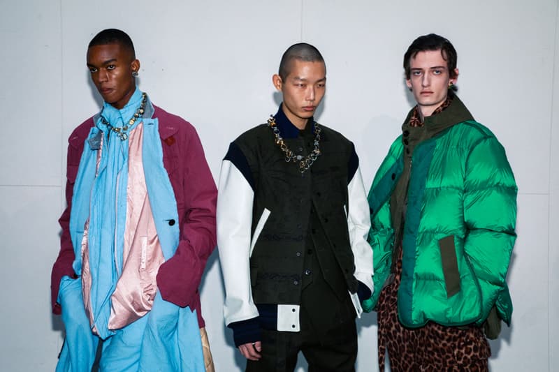 사카이 x 나이키 협업 페가수스 베이퍼와플 공개된, 2020 가을, 겨울 컬렉션 백스테이지, 파리 패션위크