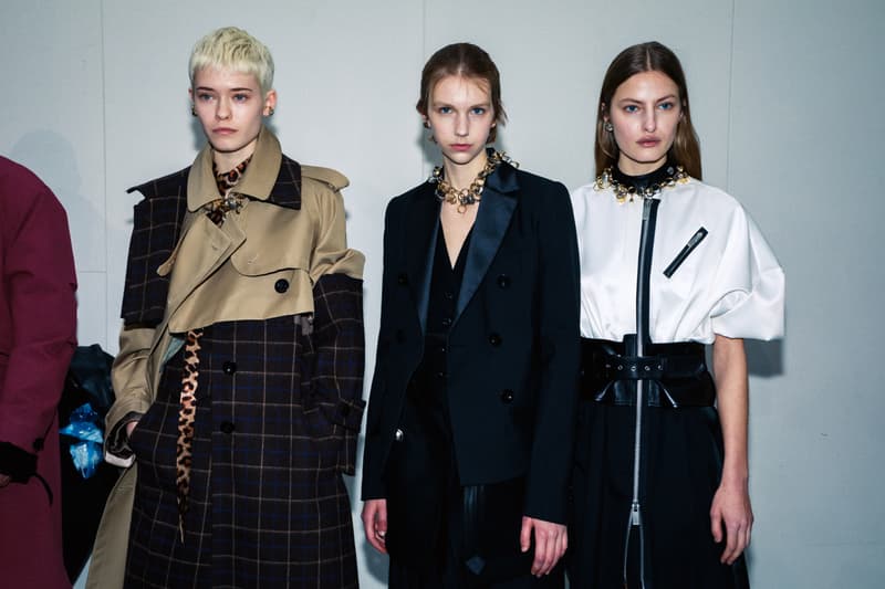 사카이 x 나이키 협업 페가수스 베이퍼와플 공개된, 2020 가을, 겨울 컬렉션 백스테이지, 파리 패션위크