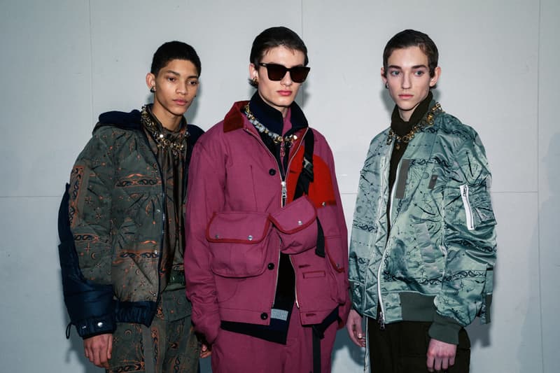 사카이 x 나이키 협업 페가수스 베이퍼와플 공개된, 2020 가을, 겨울 컬렉션 백스테이지, 파리 패션위크