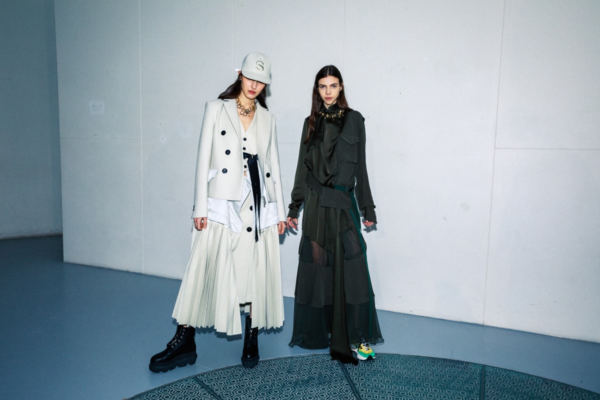 사카이 x 나이키 협업 페가수스 베이퍼와플 공개된, 2020 가을, 겨울 컬렉션 백스테이지, 파리 패션위크 