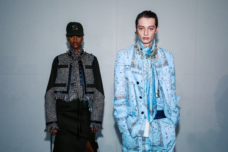 사카이 x 나이키 협업 페가수스 베이퍼와플 공개된, 2020 가을, 겨울 컬렉션 백스테이지, 파리 패션위크