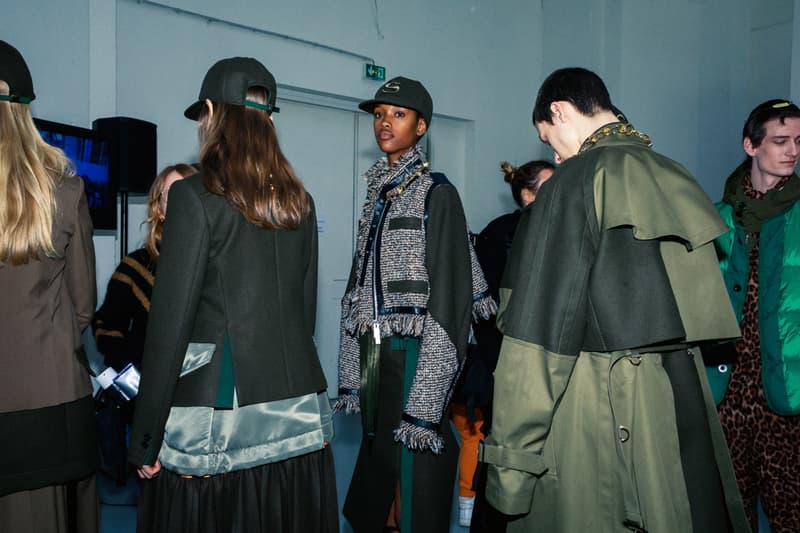 사카이 x 나이키 협업 페가수스 베이퍼와플 공개된, 2020 가을, 겨울 컬렉션 백스테이지, 파리 패션위크