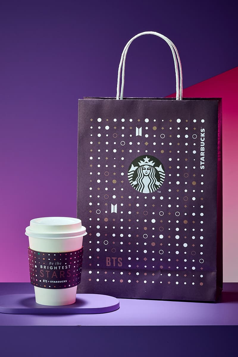 스타벅스 x BTS 협업 음료 및 푸드, 머천다이즈 출시 정보, 방탄소년단