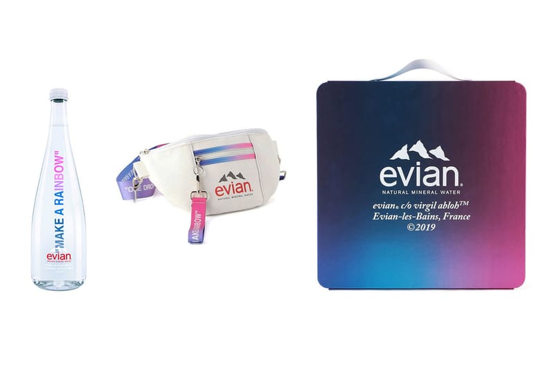생수병에 가방까지 더해진, 버질 아블로 x 에비앙 새 협업 출시