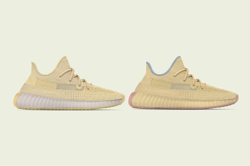 봄 출시 예정, 이지 부스트 350 V2 '플랙스' & '리넨' 이미지 공개