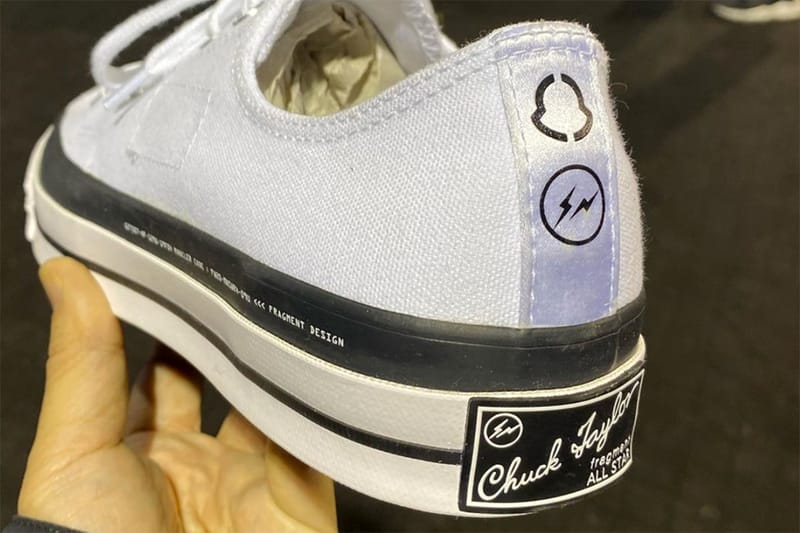 후지와라 히로시, 몽클레르 협업 컨버스 척 70 화이트 공개