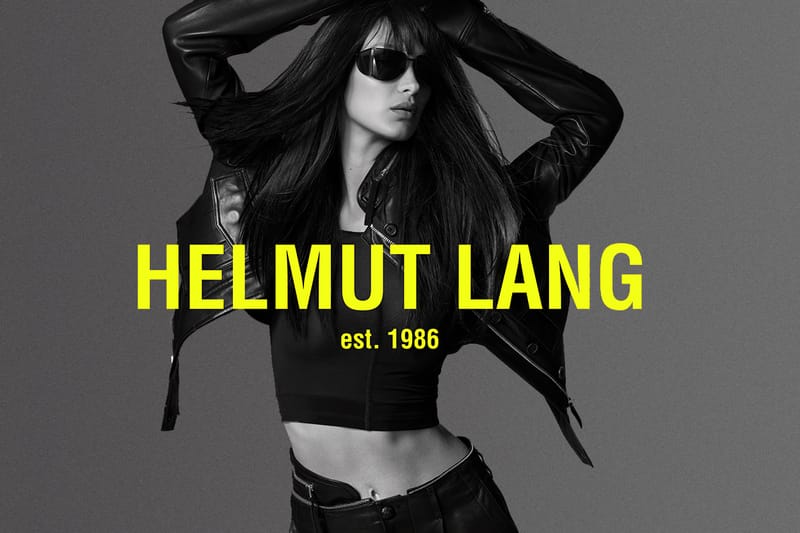 헬무트 랭, 벨라 하디드와 함께한 2020 SS 캠페인 룩북 공개