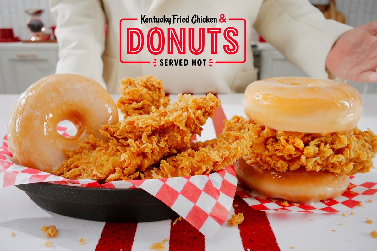 KFC, 극강의 ‘단짠’ 조합 ‘프라이드 치킨 & 도넛’ 메뉴 출시