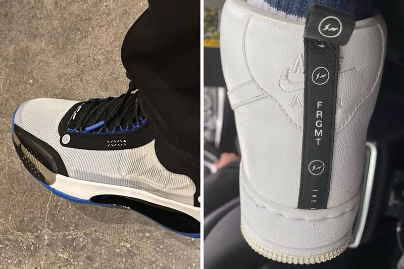 프라그먼트 디자인의 후지와라 히로시가 또 다시 공개한 새 에어 포스 1 & 에어 조던 34