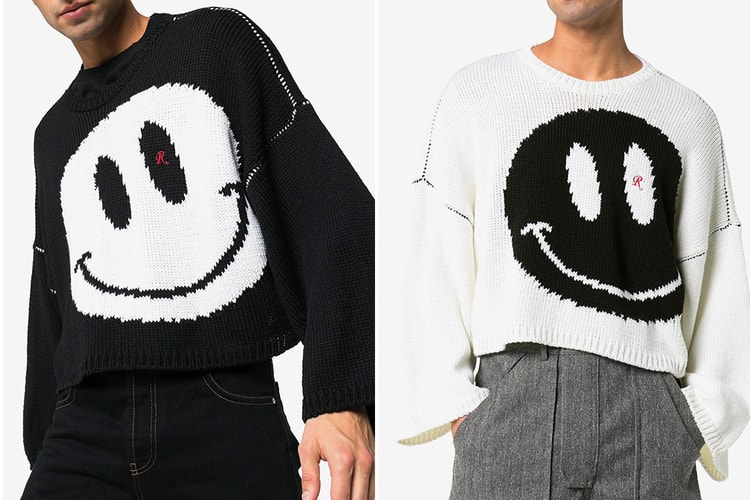 웃는 얼굴로 돌아왔다? 라프 시몬스, 스마일리 니트 스웨터 출시