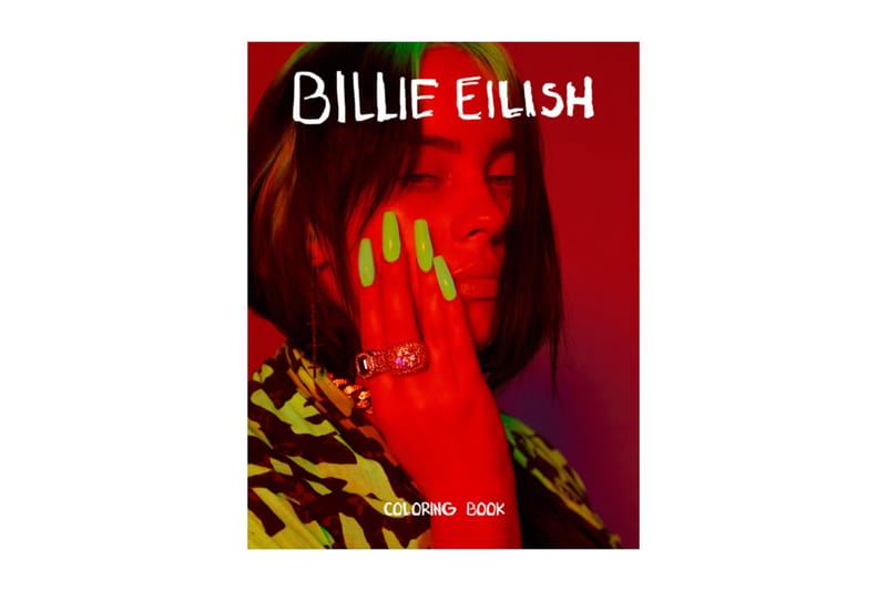 ‘집콕’을 위한 빌리 아일리시의 유니세프 기부용 컬러링 북, 구매 좌표