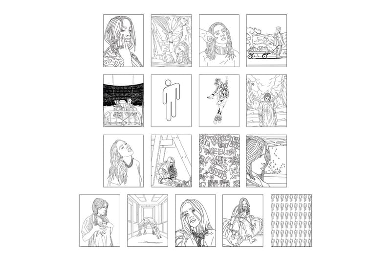 ‘집콕’을 위한 컬러링 북 2가지, 빌리 아일리시 & 앤더슨 팍 컬러링 북 구매 좌표