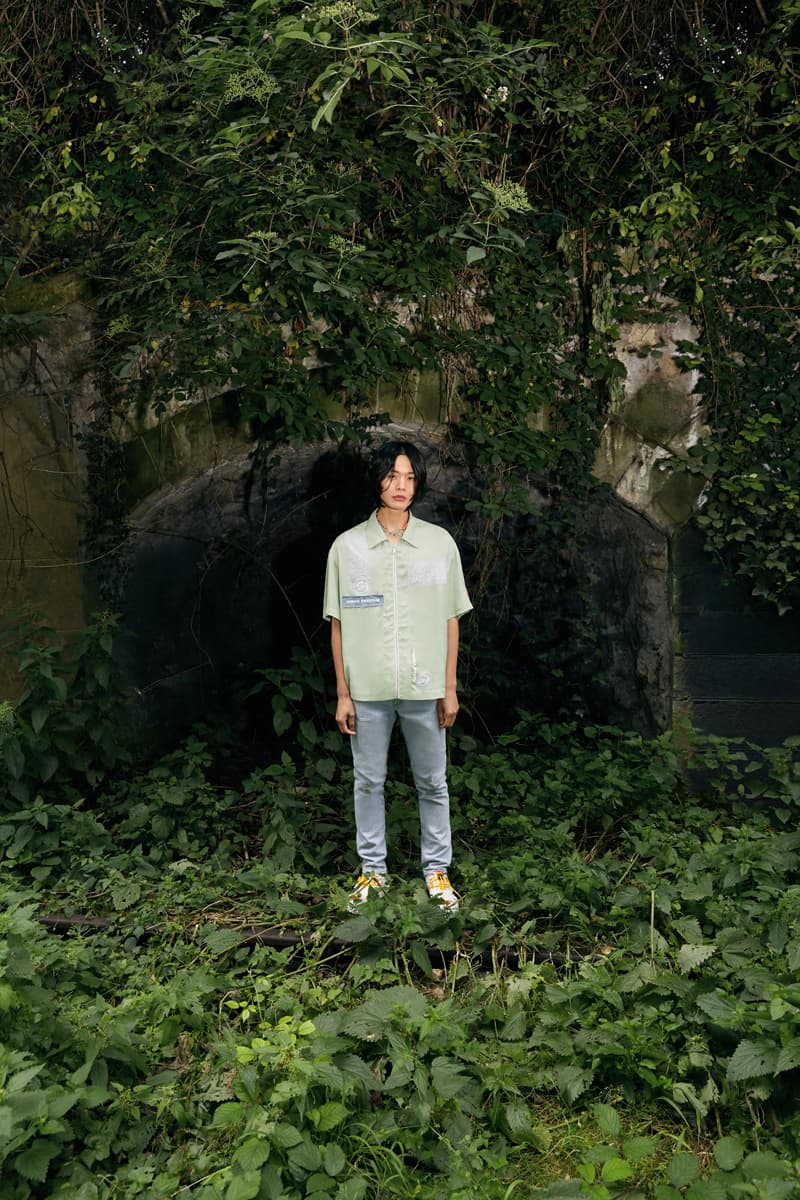 사미 미로 x 헤론 프레스톤 2020 SS, 내추럴 디재스터, 데님 재킷, 바디 수트, 사미 미로 룩북, 헤론 프레스톤 룩북