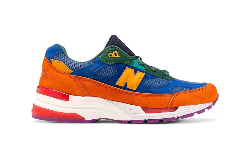'스티브 잡스 운동화', 뉴발란스 메이드 인 US 992 ‘오렌지/블루’ 컬러웨이 출시