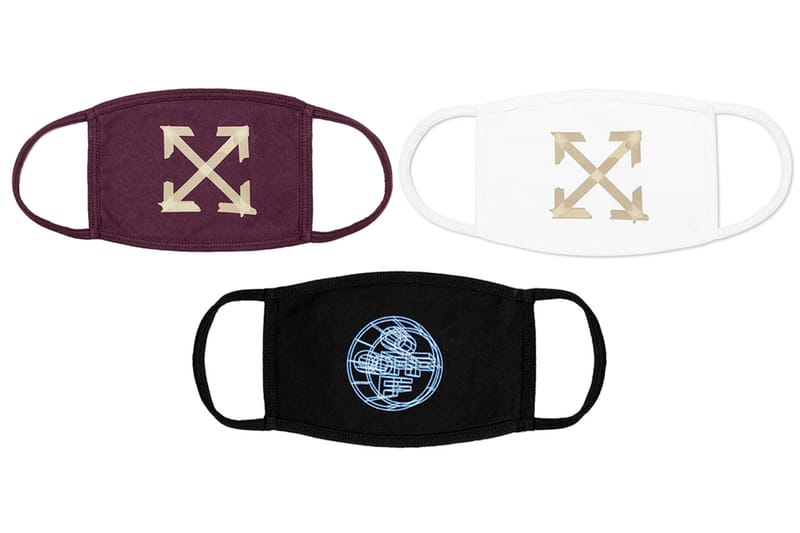 오프 화이트, 로고 프린팅 마스크 8종 출시