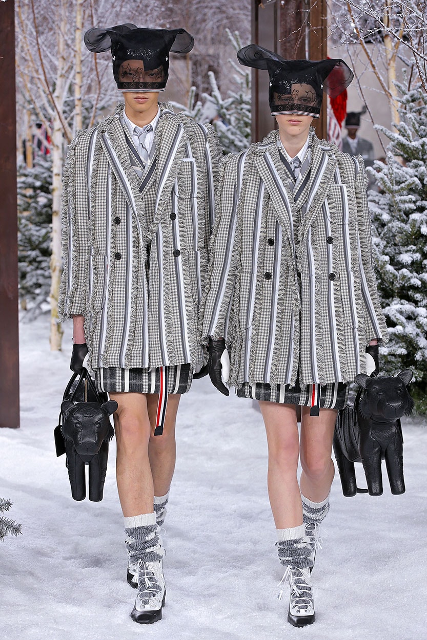 톰 브라운, 노아의 방주에서 영감을 받은 2020 가을, 겨울 컬렉션 런웨이 무대, 파리 패션위크